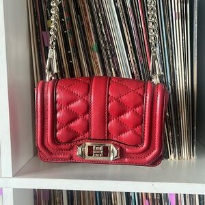 Rebecca Minkoff red genuine leather mini